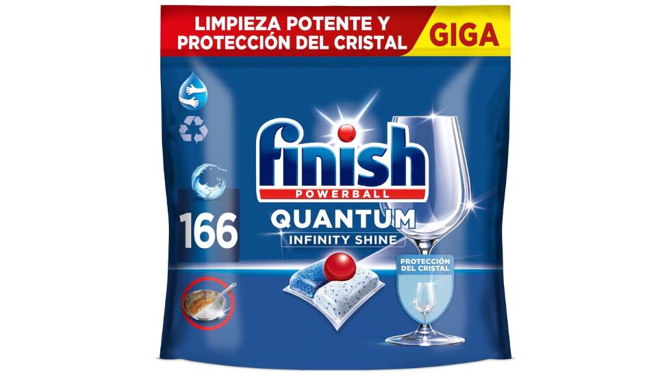 Pastillas para el lavavajillas Finish.