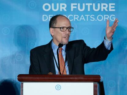 O novo chefe do Comitê Nacional Democrata, Tom Perez.