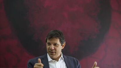 O prefeito Fernando Haddad.