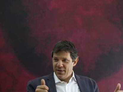 O prefeito Fernando Haddad.