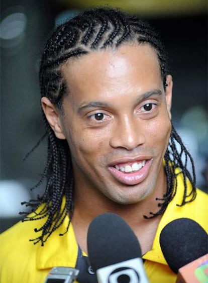 Ronaldinho, en la concentración de Brasil para los Juegos Olímpicos