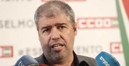 El secretario confederal de CCOO, Unai Sordo.