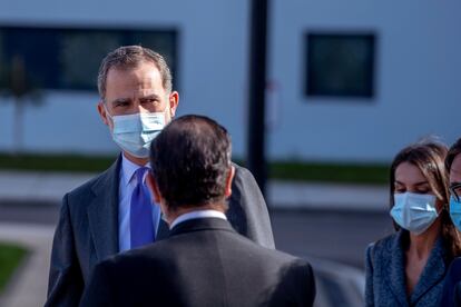 El rey Felipe VI, durante un acto en Toledo el 16 de noviembre.