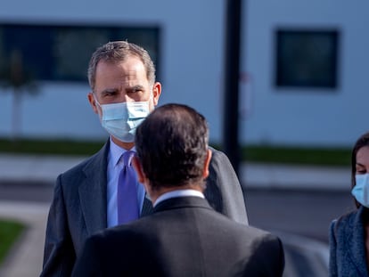 El rey Felipe VI, durante un acto en Toledo el 16 de noviembre.