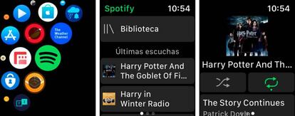 Spotify en Apple Watch.