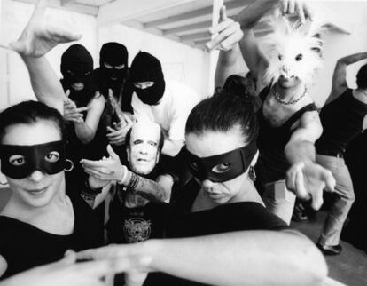 Miembros de Flo6X8, “grupo de flamenco anticapitalista”.