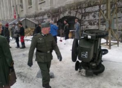 Un moment del rodatge de la sèrie.
