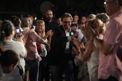 Artur Mas, presidente de la Generalitat, en un mitin en Reus.