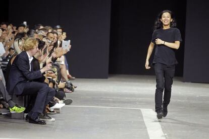 El diseñador Alexander Wang, el pasado septiembre, tras su desfile para primavera/verano 2013 en Nueva York.