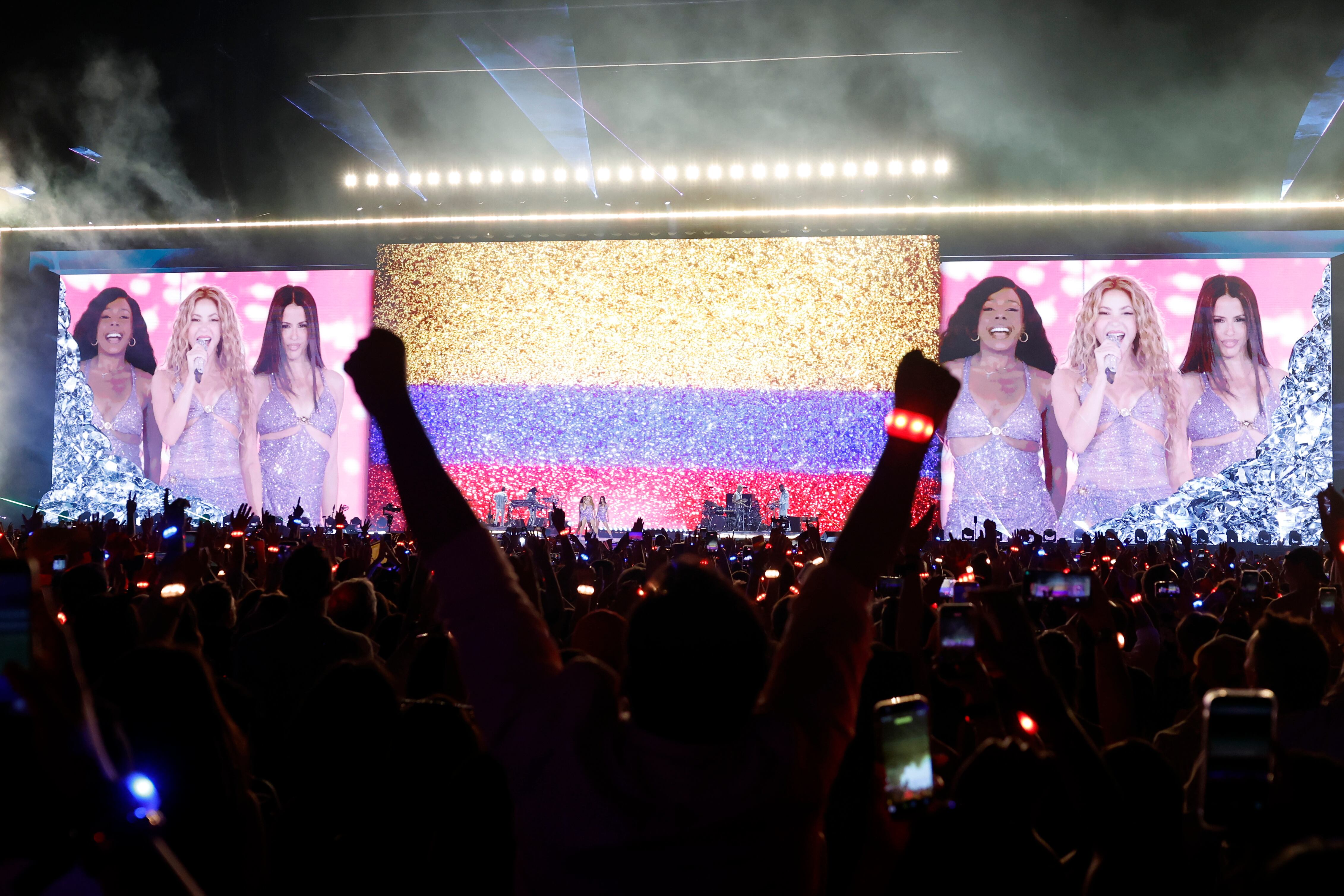 Concierto de Shakira en Madrid, este viernes.