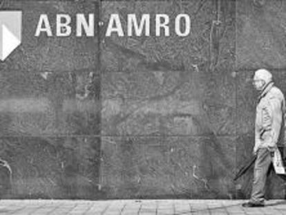 Fachada de ABN Amro, primer grupo financiero de Holanda