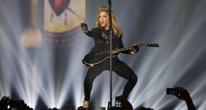 Madonna, durante un concierto en Berlín en el verano de 2012.