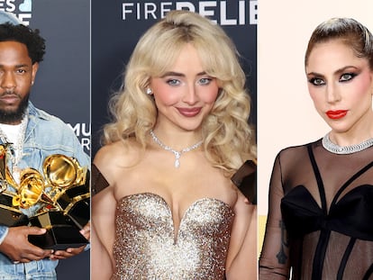 Kendrick Lamar, Lady Gaga and Sabrina Carpenter.