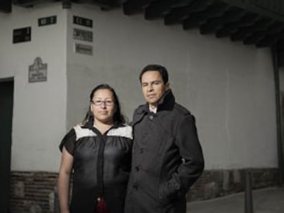 Rosa Milena Cárdenas y René Guarín, hermanos de dos desaparecidos en la toma del Palacio de Justicia.