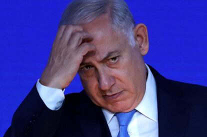 El primer ministro israelí, Benjamín Netanyahu, el pasado día 3 en Londres.
