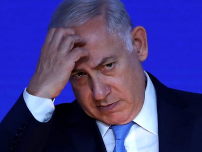 El primer ministro israel&iacute;, Benjam&iacute;n Netanyahu, el pasado d&iacute;a 3 en Londres.