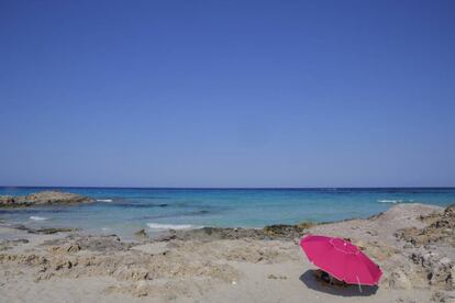 Una playa de Formentera.