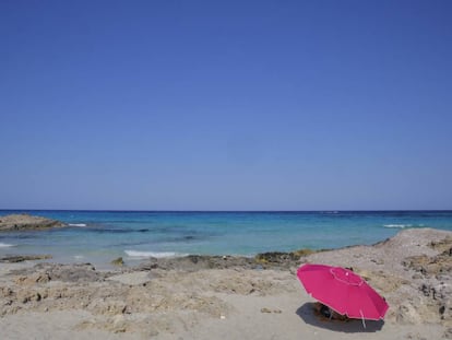 Una platja de Formentera.