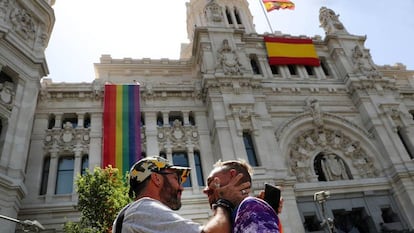 La bandera arcoiris, en 2019.