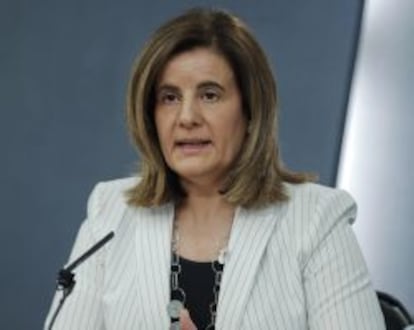 La ministra de Empleo, F&aacute;tima B&aacute;&ntilde;ez.