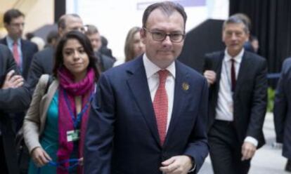 El secretario de Hacienda, Luis Videgaray