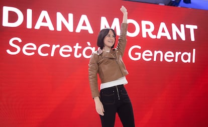Diana Morant, tras su intervención en el congreso de Benicàssim.