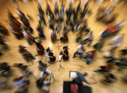 Un ensayo de la Orquesta Sinfnica de la Comunidad Valenciana.