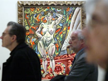 La muestra rocoge obras de la primera etapa del pintor.