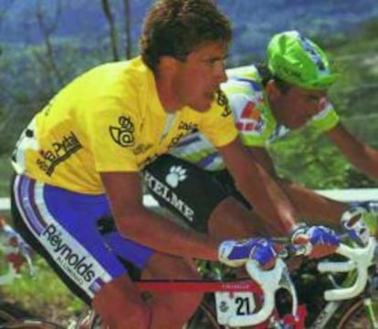 Pedro Delgado, ganador de la Vuelta a Espa&ntilde;a en 1985 y 1989