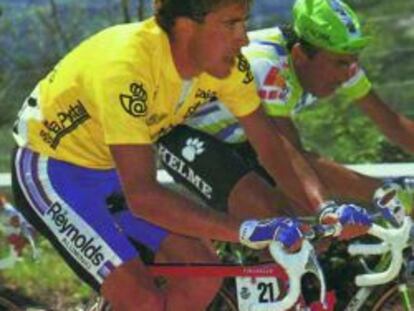Pedro Delgado, ganador de la Vuelta a Espa&ntilde;a en 1985 y 1989