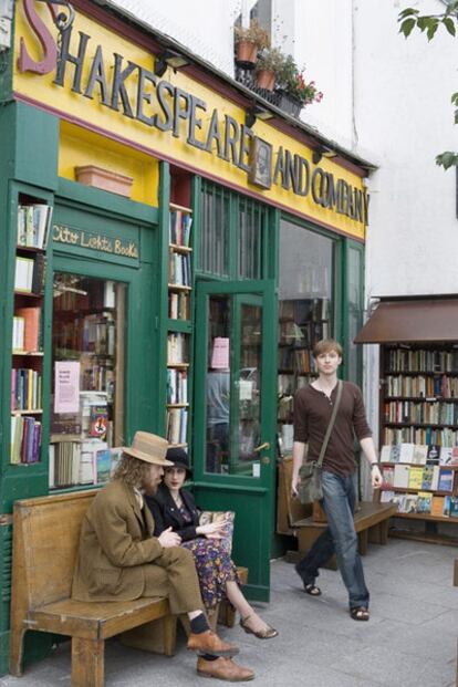 Librería Shakespeare & Co, en París.