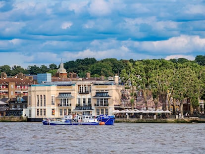 El 'pub' Trafalgar Tavern en el distrito de Greenwich (Londres, Inglaterra).