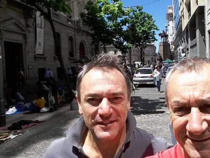 Roberto Bardella, 52 anos, (e) e Rino Polatto (d) de 59