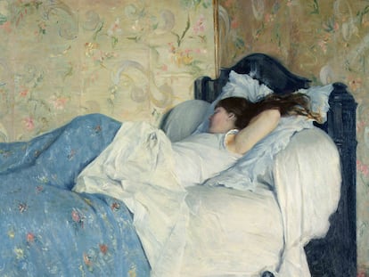 'En cama', de Federico Zandomeneghi (1878).