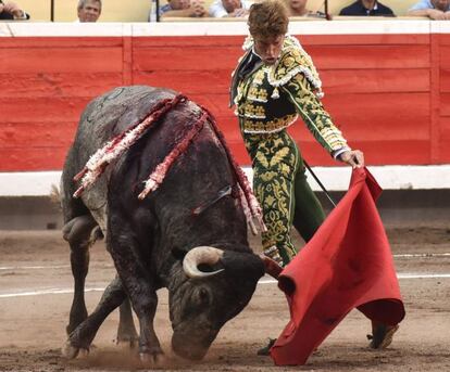 El diestro Manuel Escribano en la Semana Grande de Bilbao.