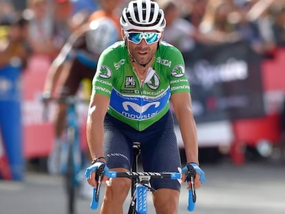 Alejandro Valverde, en la Vuelta a España.