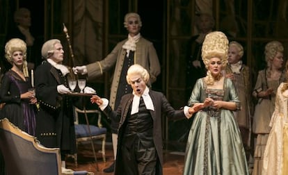 Un momento de la representación de 'Andrea Chénier'.