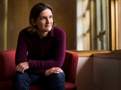 La Premio Nobel de Economía Esther Duflo posa en el MIT el pasado 12 de marzo.