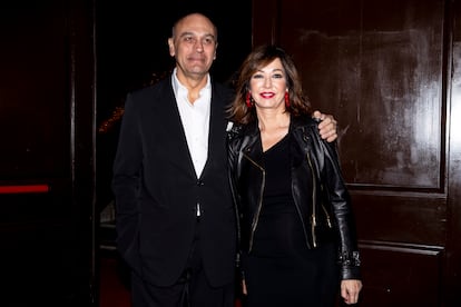 Juan Muñoz y Ana Rosa Quintana, en un evento en Madrid en noviembre de 2019.