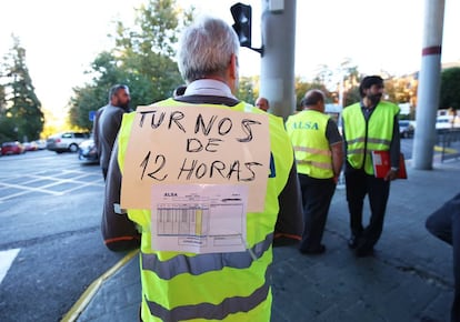 Concentración de trabajadores de Inalsa el pasado mes de octubre.