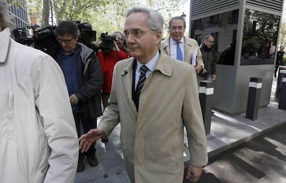 Pedro G&oacute;mez de la Serna, en la Audiencia Nacional el pasado mayo.