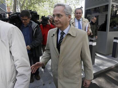 Pedro G&oacute;mez de la Serna, en la Audiencia Nacional el pasado mayo.