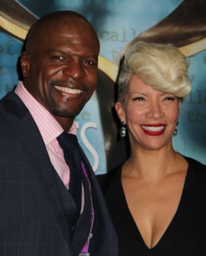 Terry Crews y su mujer, Rebecca King.