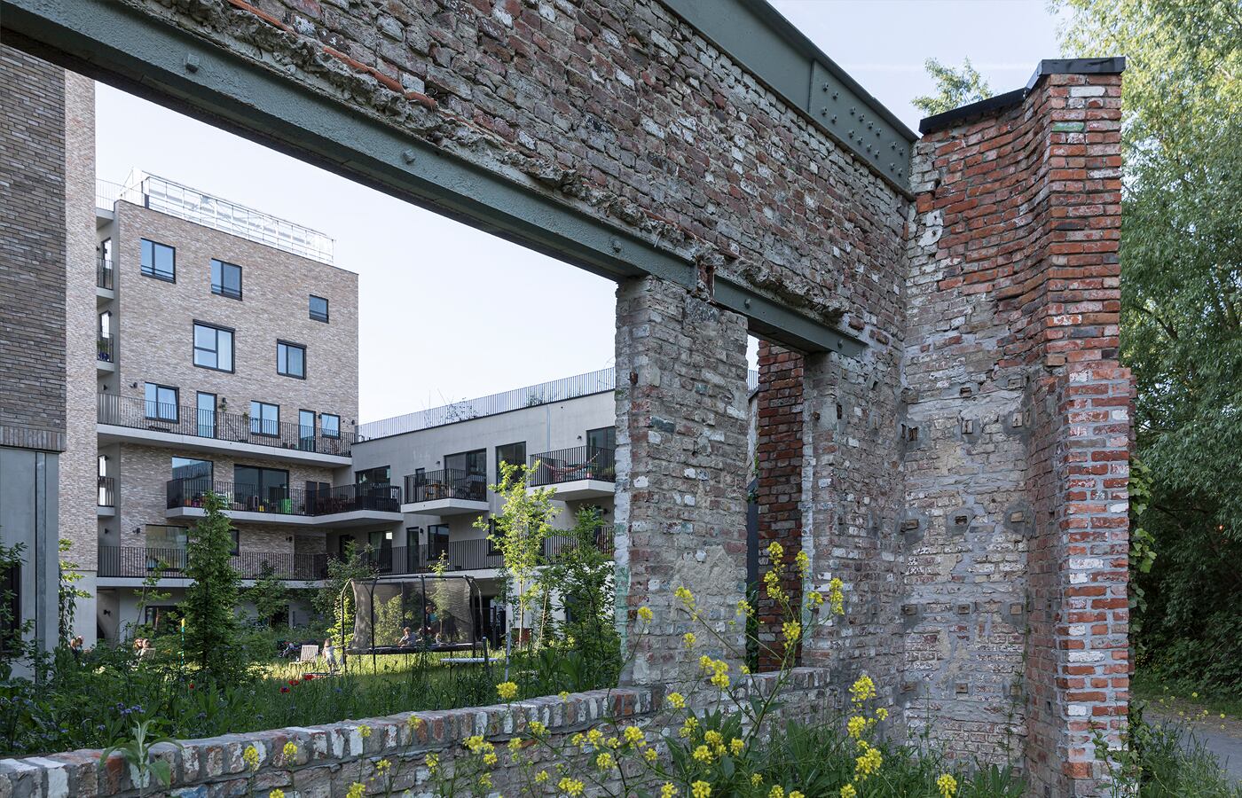 Parco di Gand: arte urbana e convivenza con i pipistrelli