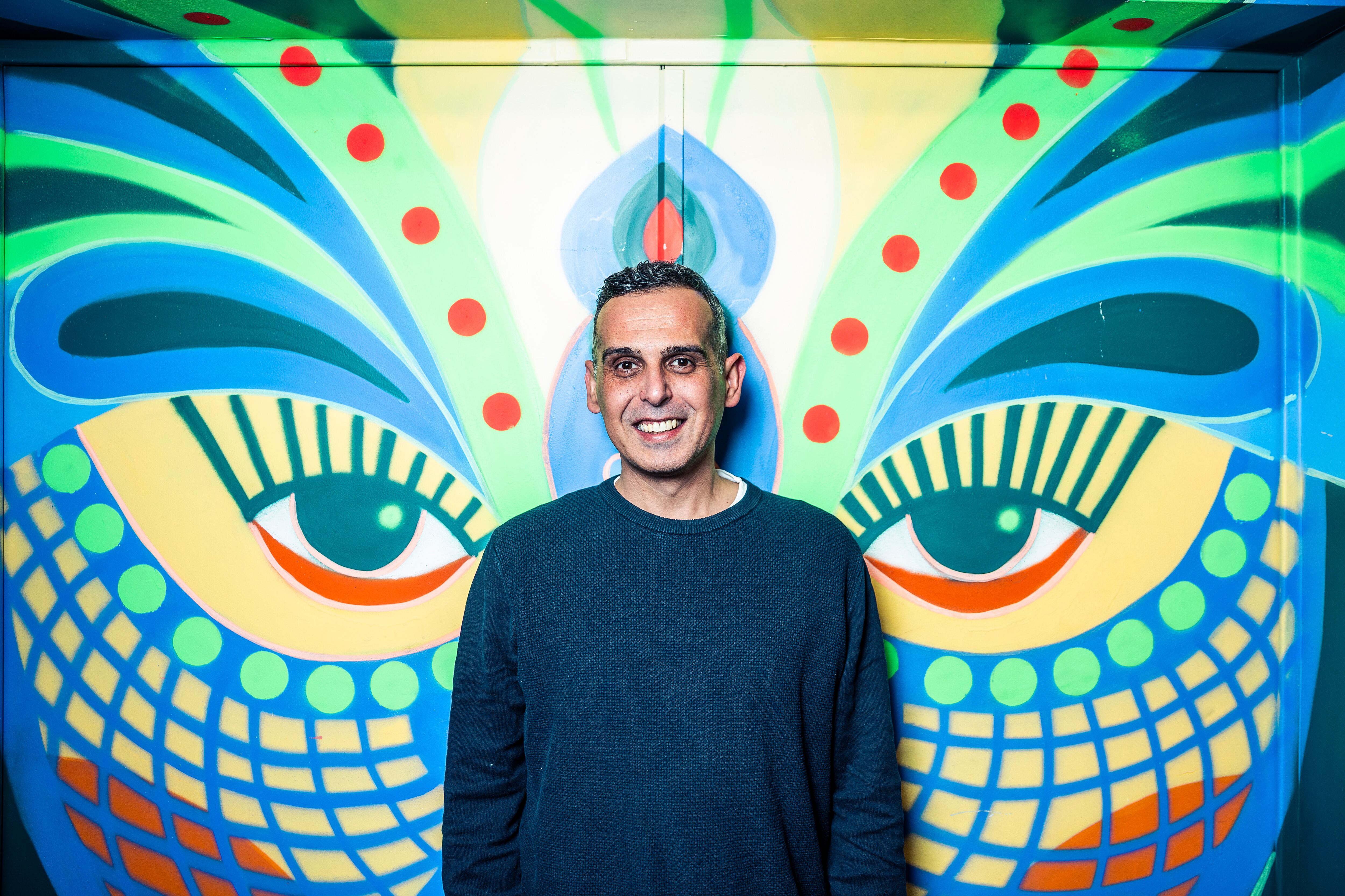 El escritor Juarma, en un hotel céntrico en Madrid, el 25 de noviembre de 2025.