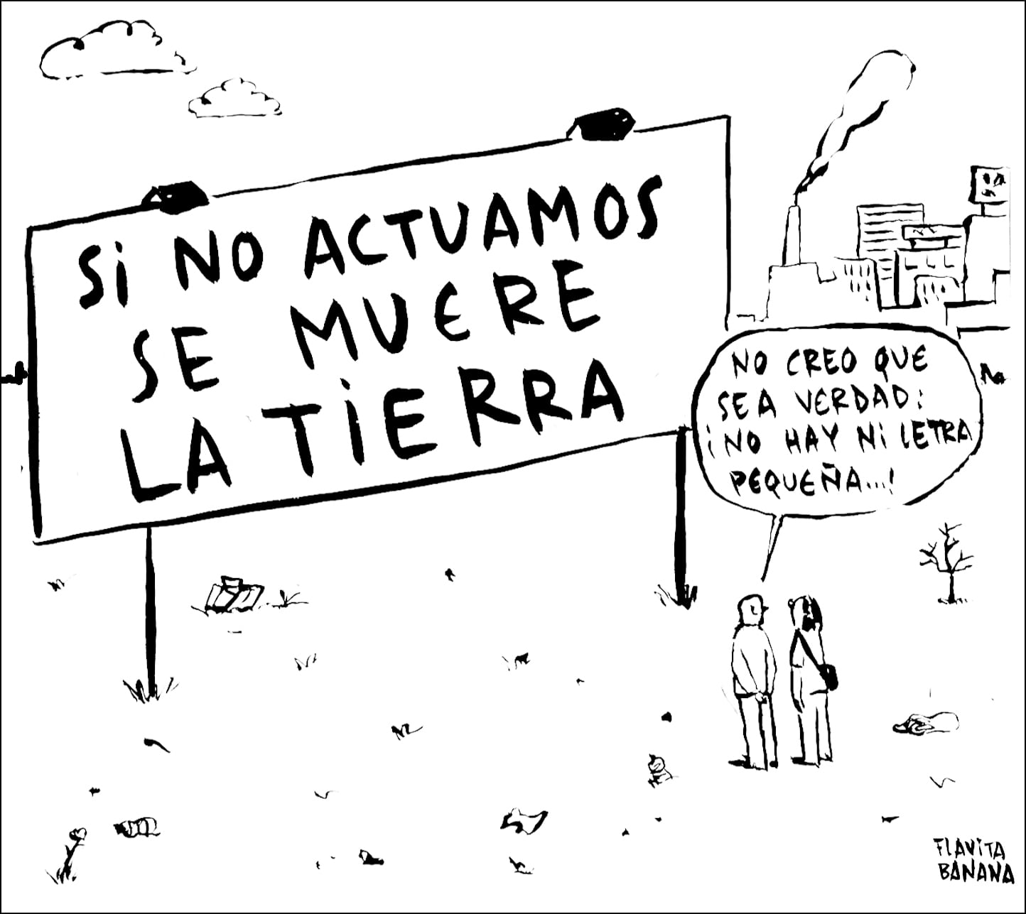 Flavita Banana: letra pequeña
