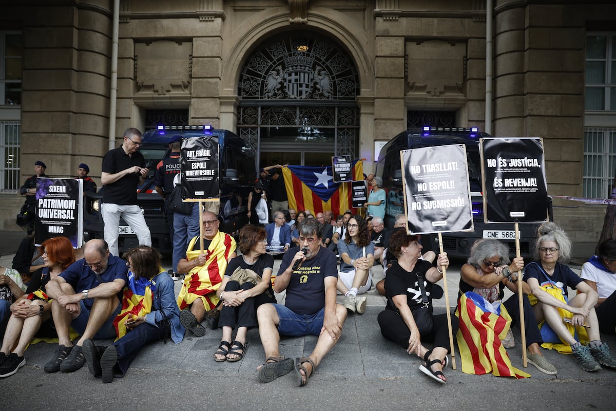 Los técnicos de Aragón entran en el MNAC para analizar las pinturas de ...