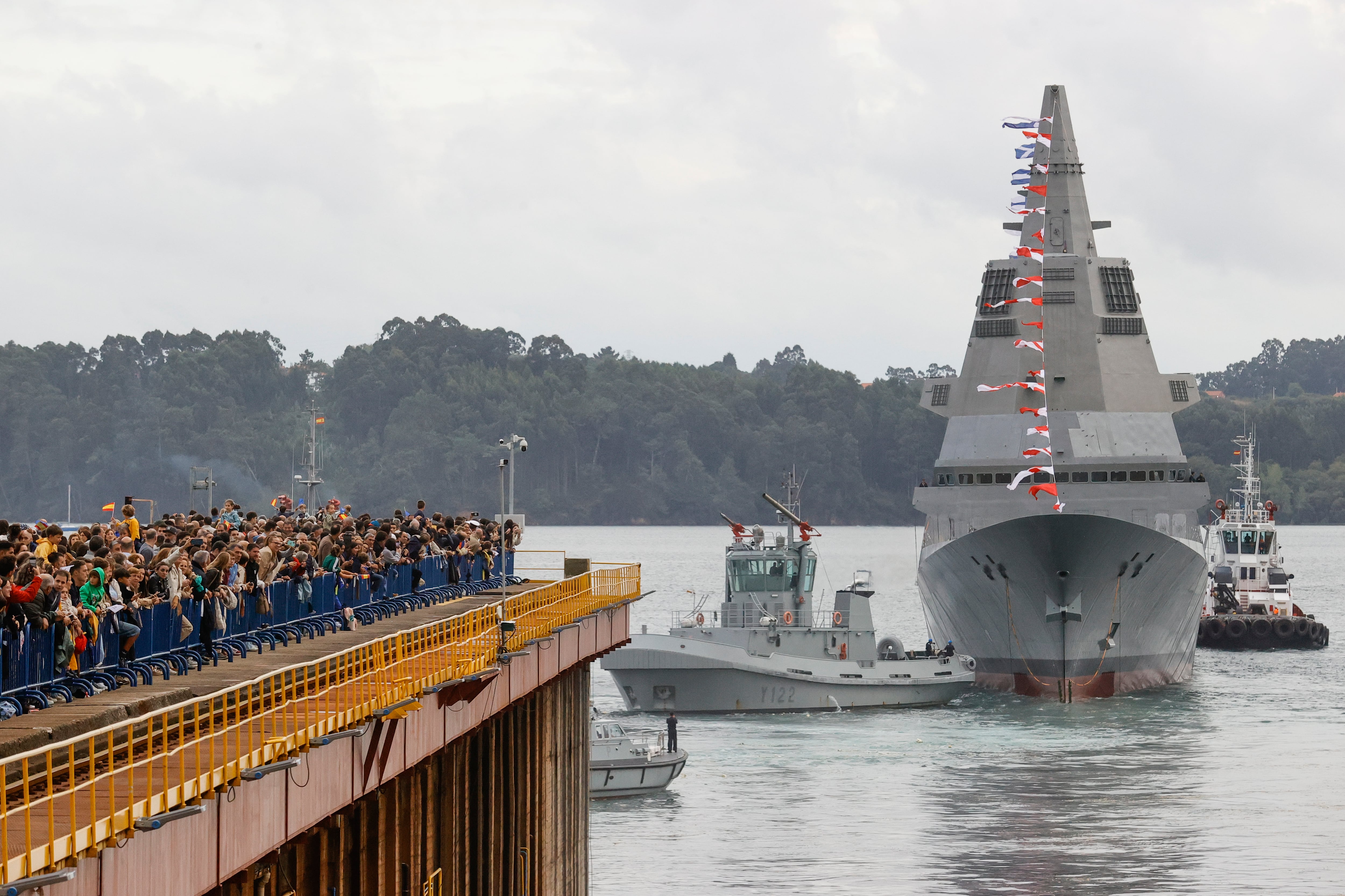 España Bota la Fragata F-111 'Bonifaz', la Más Avanzada de su Clase, Impulsando la Industria Naval y Defensa