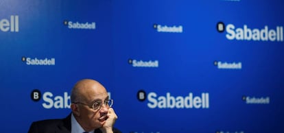 El presidente del Banco Sabadell, Josep Oliu.