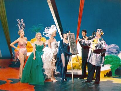 Jerry Lewis en 'Cómicos en París' (1955).